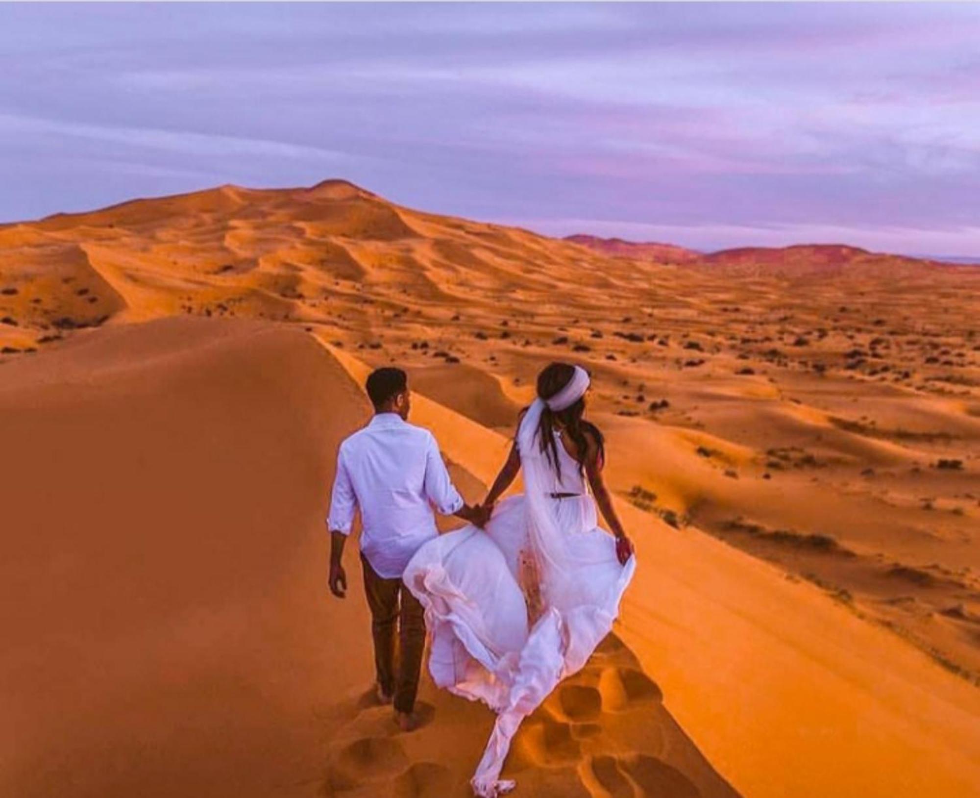 Bed and Breakfast Luxury Bedouin Camp Мерзуга Екстер'єр фото