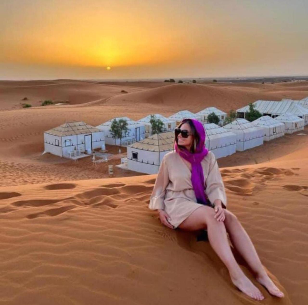 Bed and Breakfast Luxury Bedouin Camp Мерзуга Екстер'єр фото